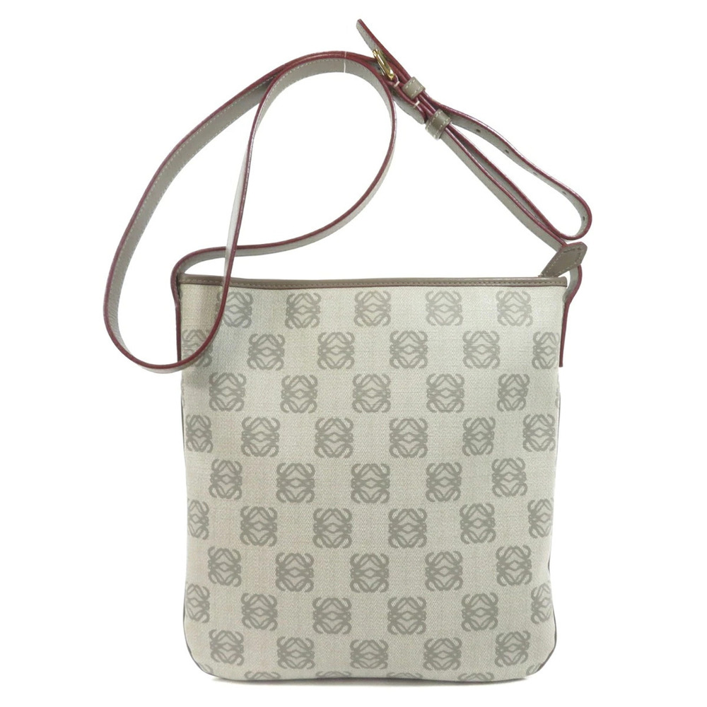 Loewe Shoulder Anagram Leather Bag Black